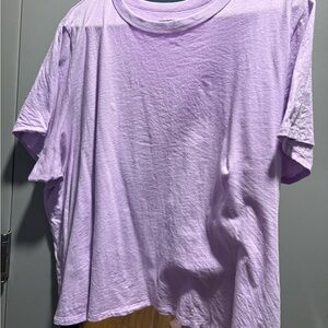 Classic Women’s Lavender Crew Neck T‑Shirt